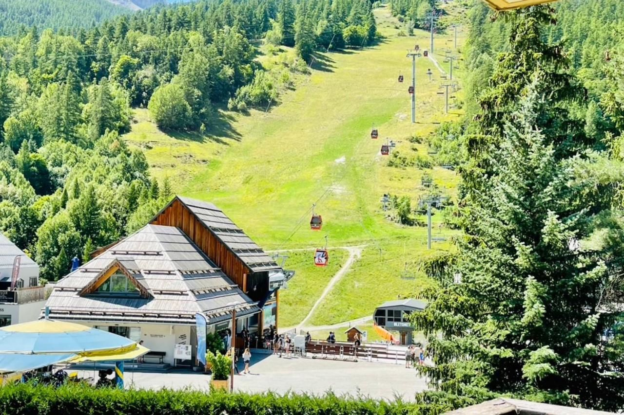 Serre-Chevalierstudio Terrace Next To Ski Slopes Saint-Chaffrey Esterno foto