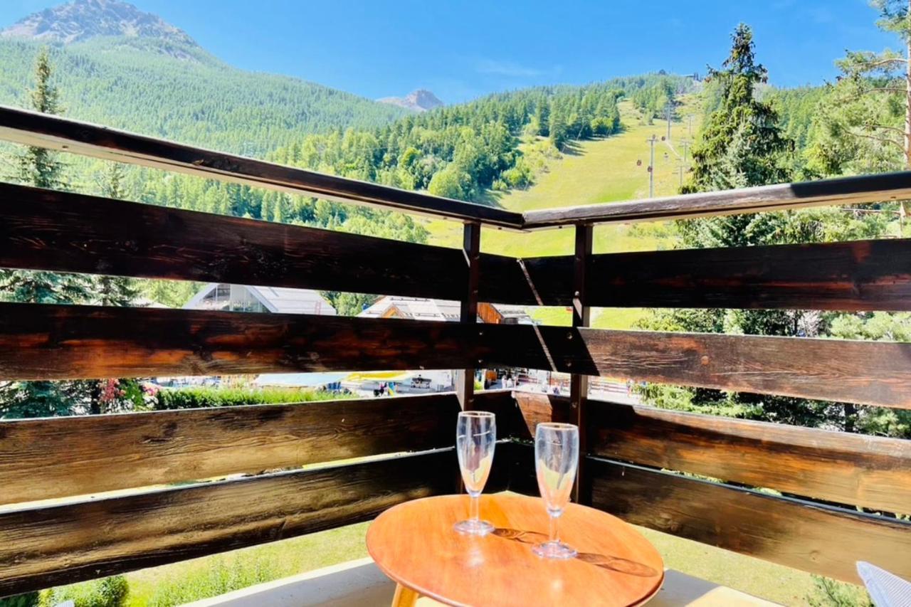 Serre-Chevalierstudio Terrace Next To Ski Slopes Saint-Chaffrey Esterno foto